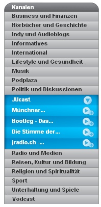 Podplaza auf Deutsch
